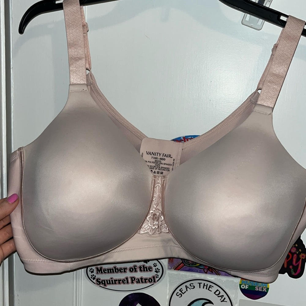 Cream color bra